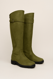Damen – Winterreitstiefel mit Kniehohem Schaft und Futter