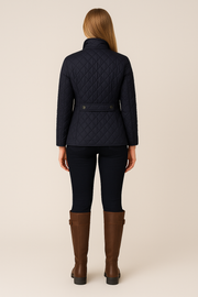 Damen – Steppmantel mit Knopfleiste