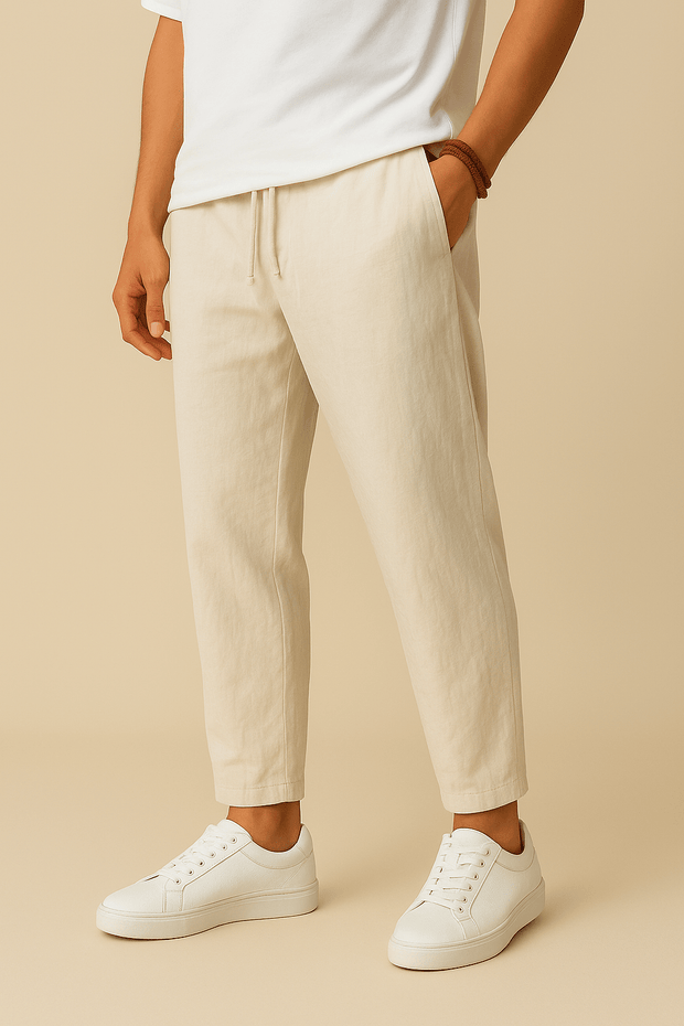 Herren – Alicante Leichte Leinenhose mit atmungsaktiver Struktur