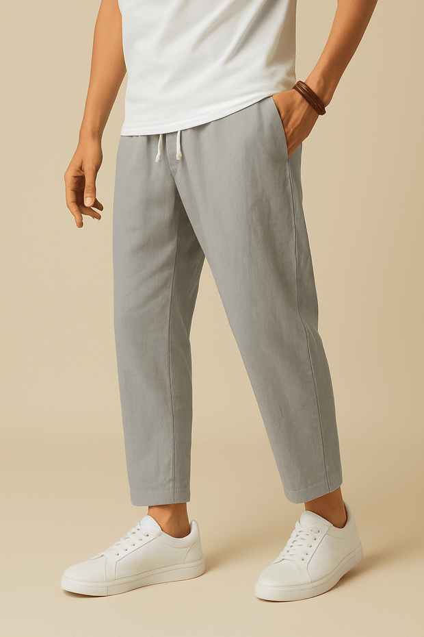 Herren – Alicante Leichte Leinenhose mit atmungsaktiver Struktur