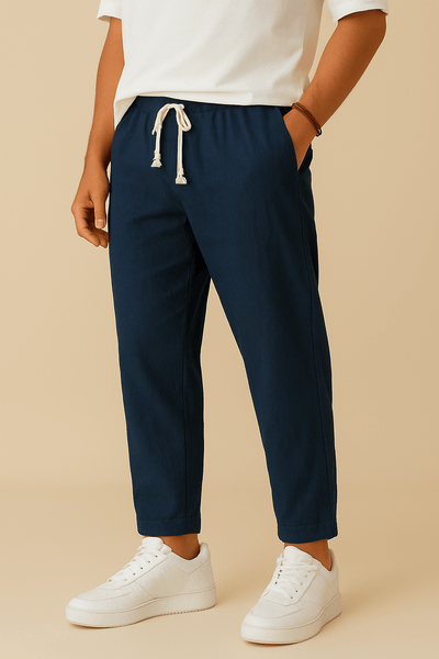 Herren – Alicante Leichte Leinenhose mit atmungsaktiver Struktur