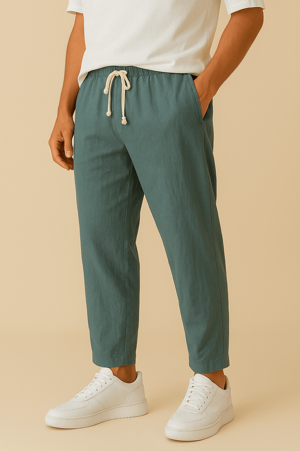 Herren – Alicante Leichte Leinenhose mit atmungsaktiver Struktur
