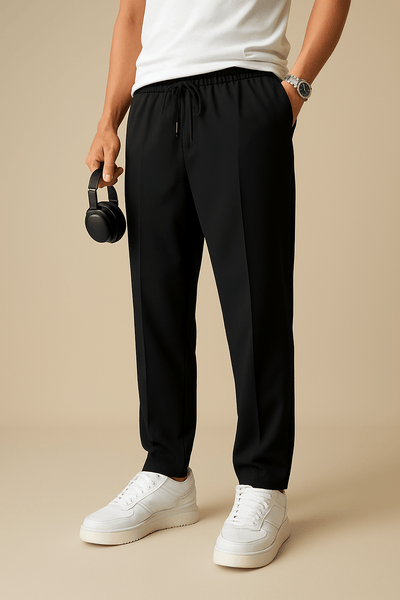 Herren – Chinohose mit Bundfalte und Komfortbund