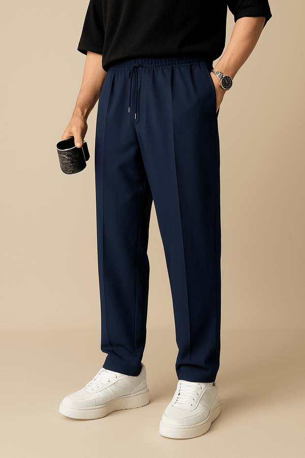 Herren – Chinohose mit Bundfalte und Komfortbund